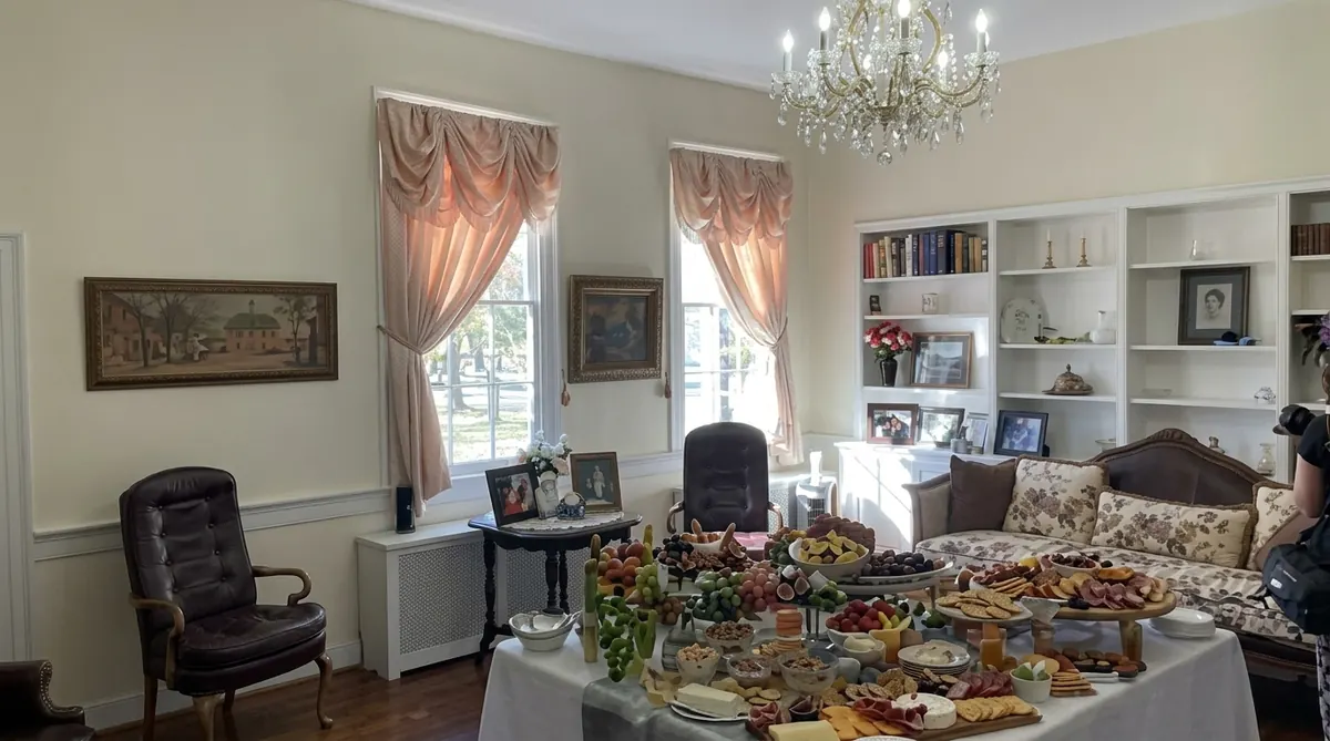 Christmas holiday party table